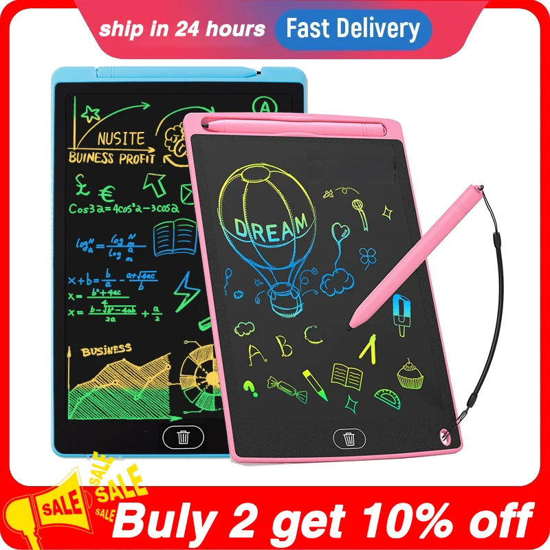 Tablette graphique numérique 8,5/12 pouces avec écran LCD, jouet et cadeau pour enfant