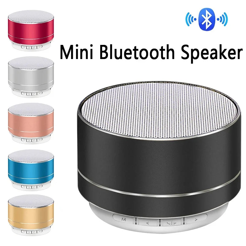 Enceinte Bluetooth sans fil Small Steel Cannon avec caisson de basses, mini enceinte Bluetooth portable, couleurs variées, pour PC et ordinateurs portables