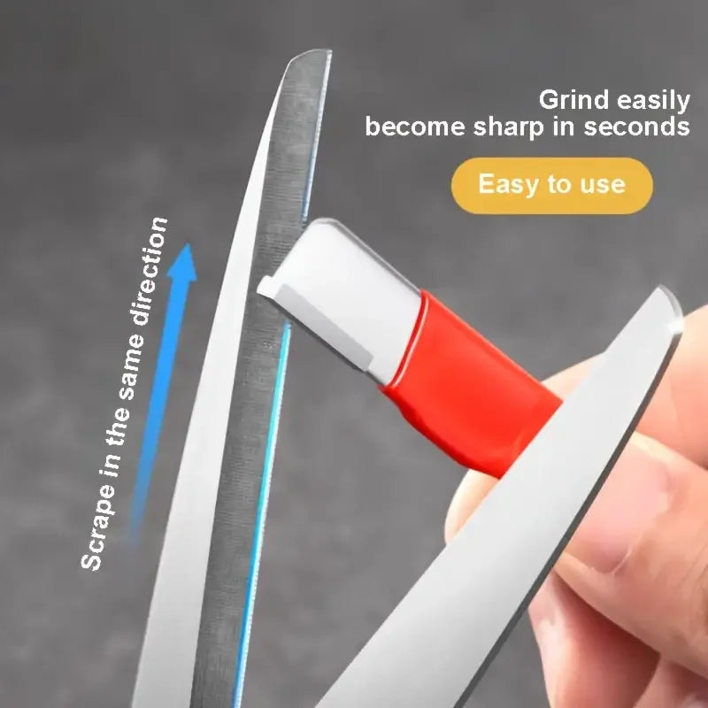 Aiguiseur de couteaux de cuisine professionnel « Precision Edge » – Pierre à aiguiser en tungstène et diamant en céramique pour toutes les lames, y compris les ciseaux de jardin