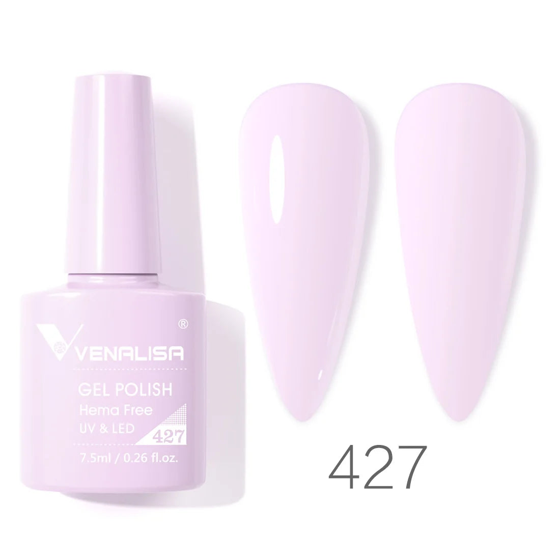 Vernis à ongles gel Venalisa 7,5 ml SANS HEMA, semi-permanent, UV/LED, couvrance totale, texture ultra-douce, manucure sublime