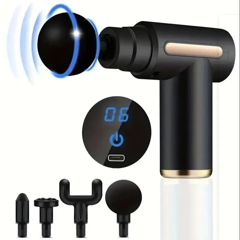 Pistolet de Massage de Fascia, masseur de Relaxation musculaire, pistolet de Massage électrique à vibrations, pistolet à Membrane de cou de qualité professionnelle