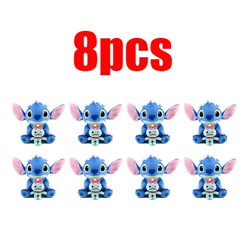 18cm Original Plush Stitch toy Baby Movie Cartoon Model Doll Children Action Figures Stuffed Toys Pendant Gifts