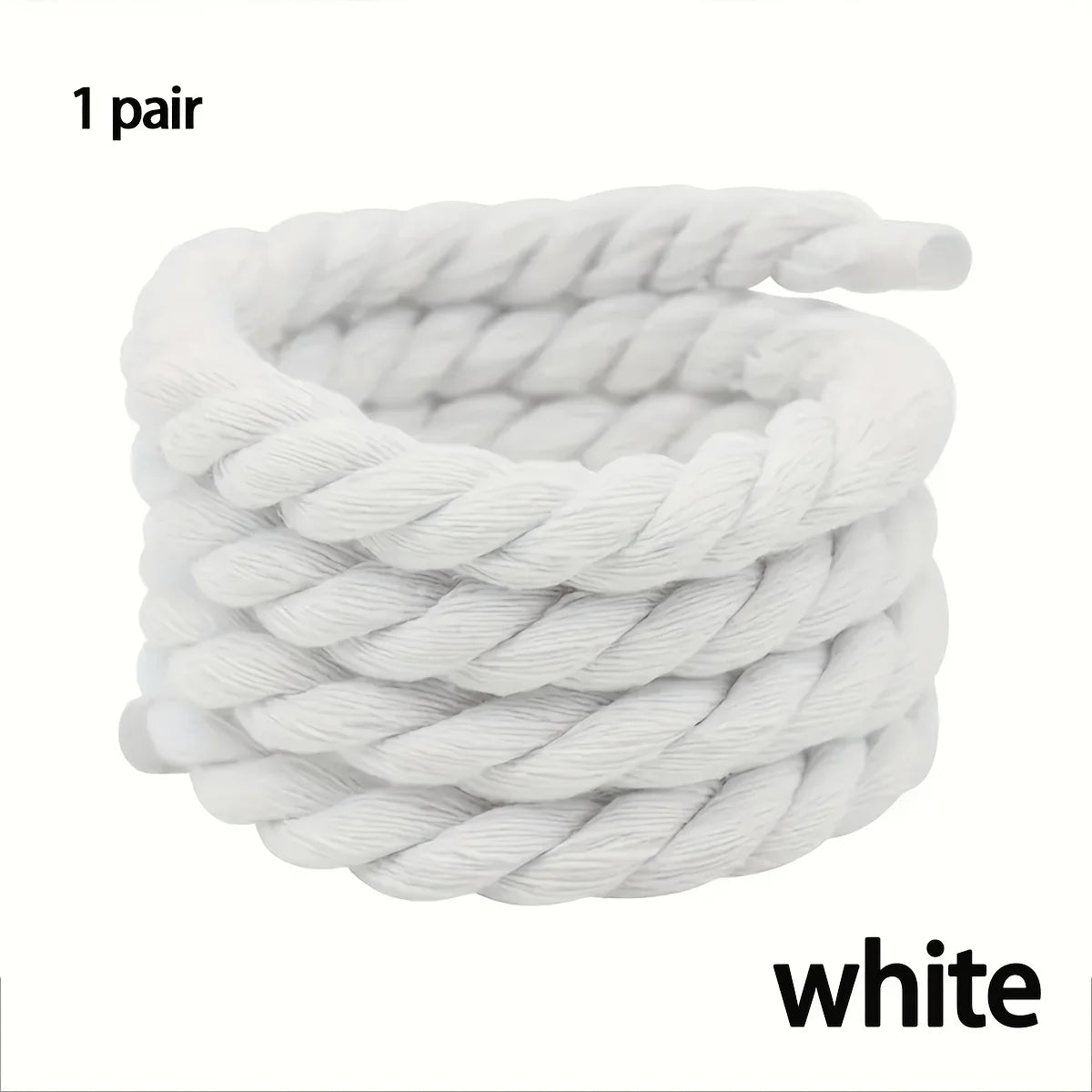 Lacets tressés faits main - Accessoires de chaussures en toile épaisse et résistante pour chaussures légères
