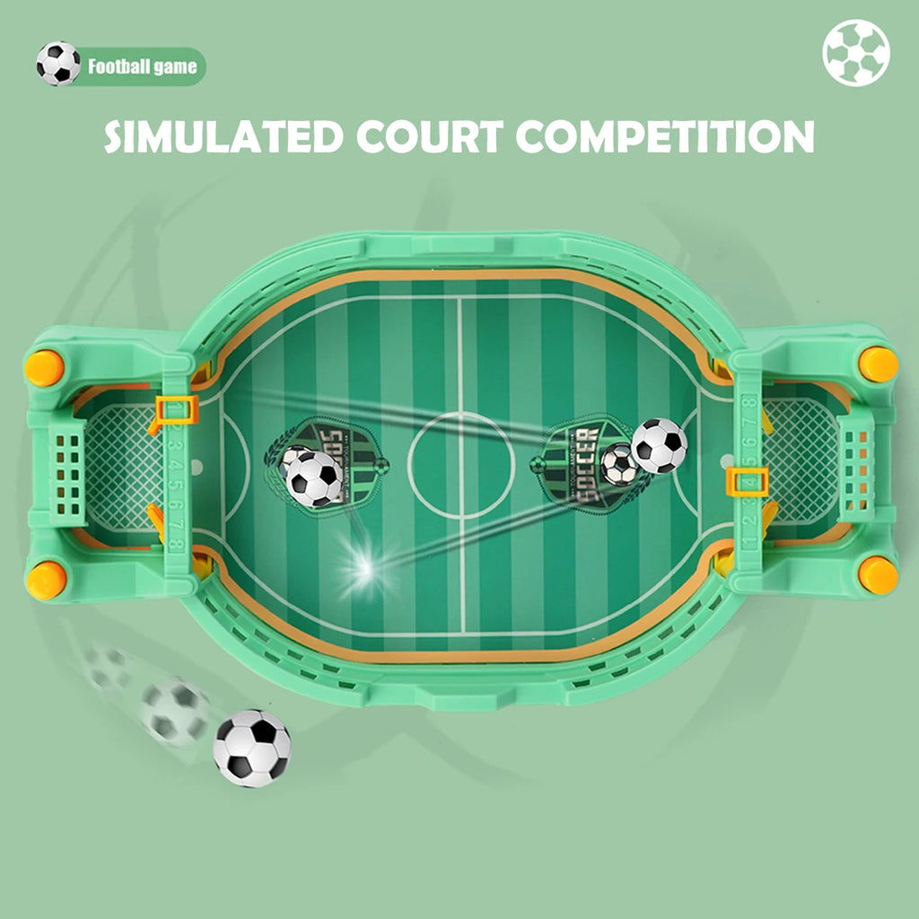Mini baby-foot interactif de table, jeu de compétition de football, catapulte de bureau pour toute la famille