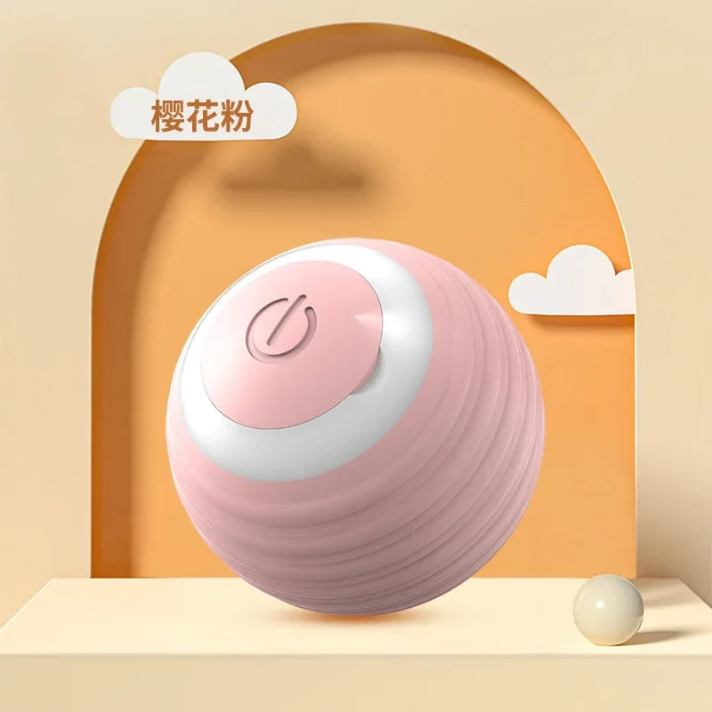 Smart Cat Toys Automatic Rolling Ball Electric Cat Toys Interactive for Cats Training Self-moving Kitten Toys for Indoor Playing