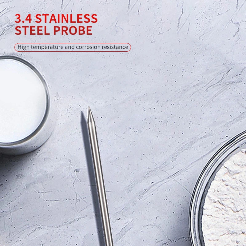 Thermomètre numérique de cuisine pour aliments et pâtisserie, à sonde électronique, avec affichage numérique, pour grillades liquides
