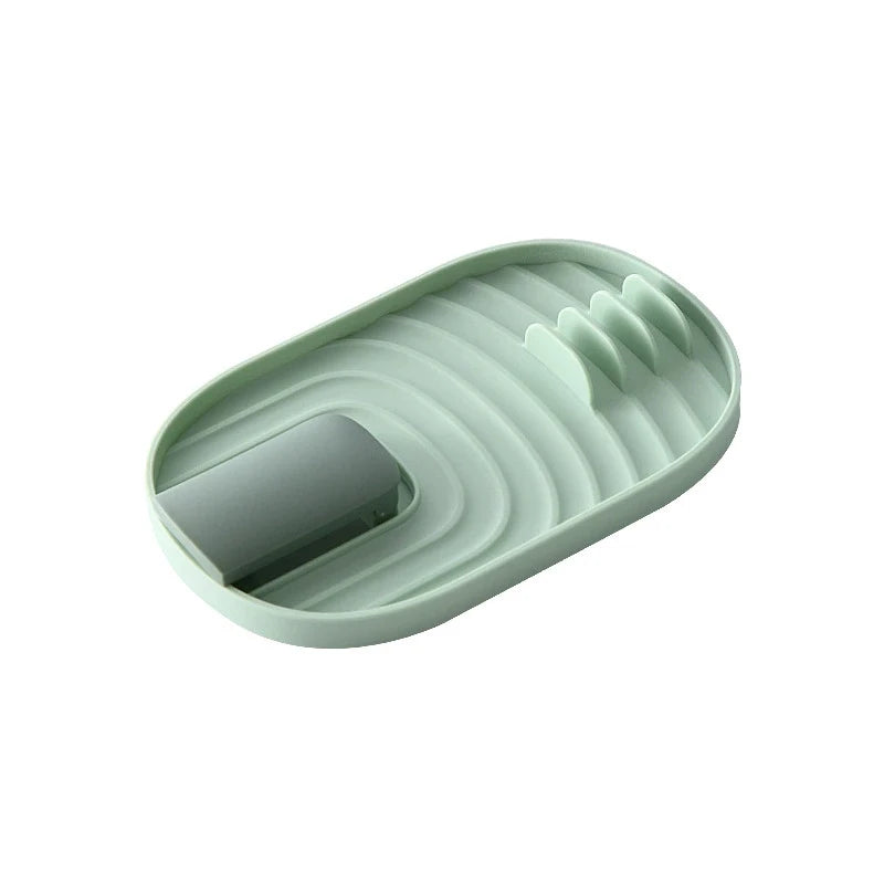 1Pcspatula Rack Pot Couvercle Rack Étagères Comptoir Pelle Cuillère Étagère Soupe Cuillère Pad Mettre Soupe Cuillère Porte-Baguettes