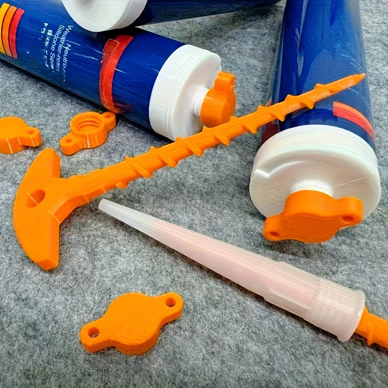 Outil de retrait du bouchon de joint en silicone et de la buse du pistolet à sceller, bouchon de joint en silicone utilisé pour les tubes à noyau ouvert afin d'empêcher un séchage rapide