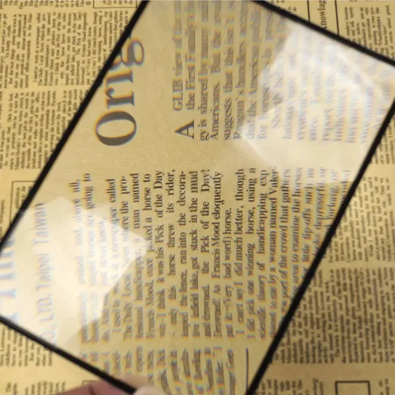 Loupe à grande feuille pleine Page, aide à la lecture, loupe de lecture