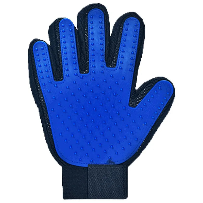 Pet Glove Cat Grooming Glove Cat Hair Deshedding Brush Gloves Dog Comb for Cats Bath Hair Remover Clean Massage Brush For Animal