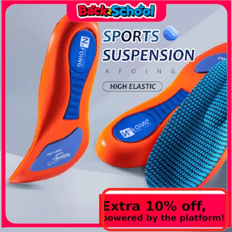 Semelles orthopédiques de Sport pour pieds hommes femmes EVA respirant chaussures d'absorption des chocs semelle intérieure pour la course à pied basket-ball Sport coussinets de soins