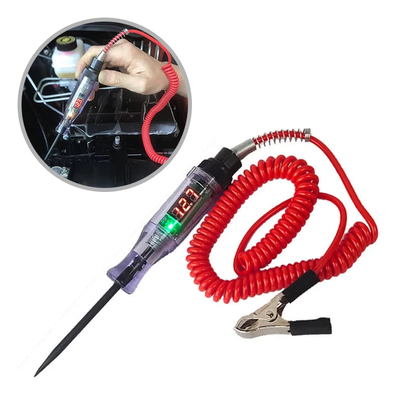 Testeur de Circuit de tension de camion de voiture 6V 12V 24V, sonde de Diagnostic automobile, stylo de Test d'ampoule, stylo de mesure électrique, outils de réparation