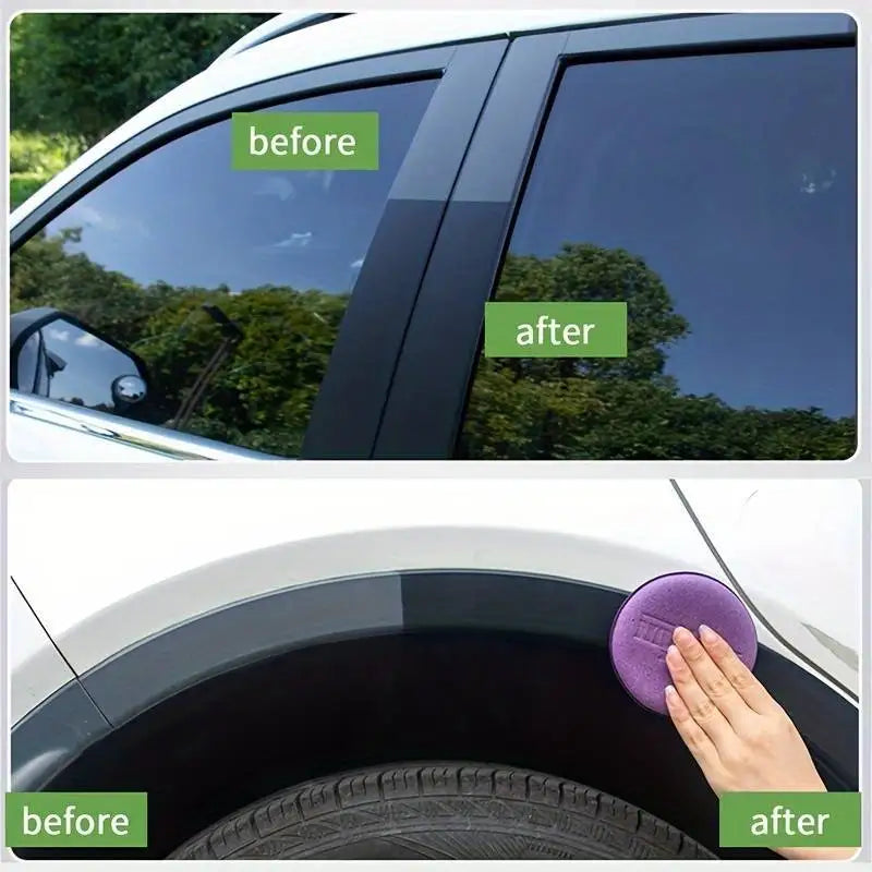 Cire de polissage universelle pour réparation du cuir et du plastique de voiture, crème de reconditionnement intérieur automobile pour l'entretien du cuir/plastique/caoutchouc