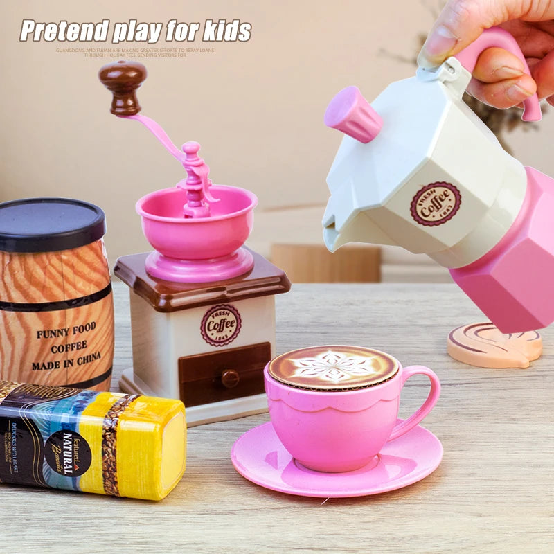 Ensemble de jeu pour enfants : nourriture, thé, cuisine miniature, gâteau à découper, idéal pour les jeux de rôle et les cadeaux d'anniversaire