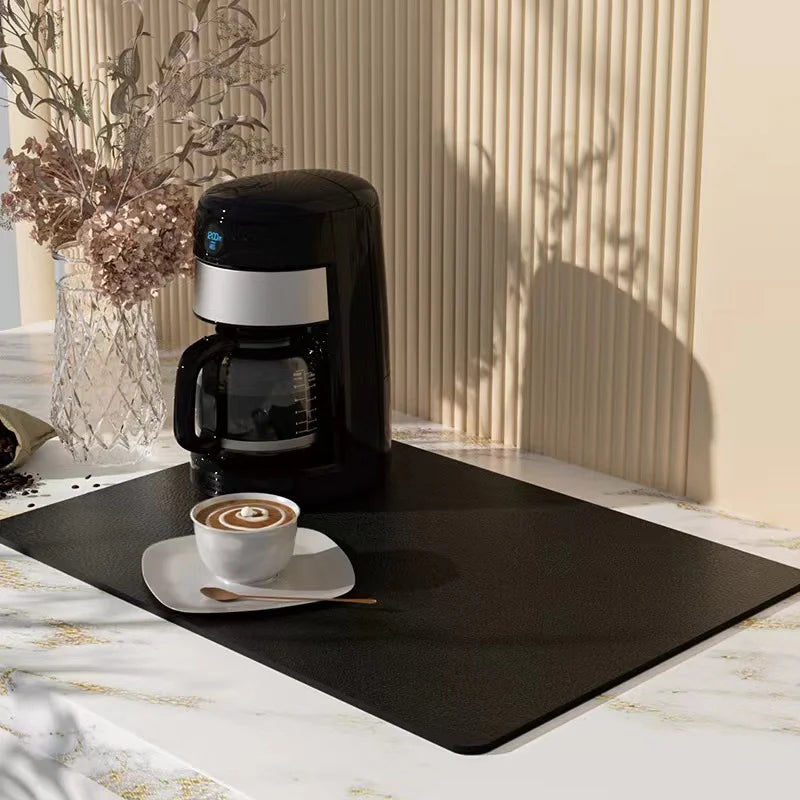 VIKAMA 30X40CM napperons de café en Diatomite napperons de Table individuels napperon de Table tapis absorbant de cuisine Mini tapis