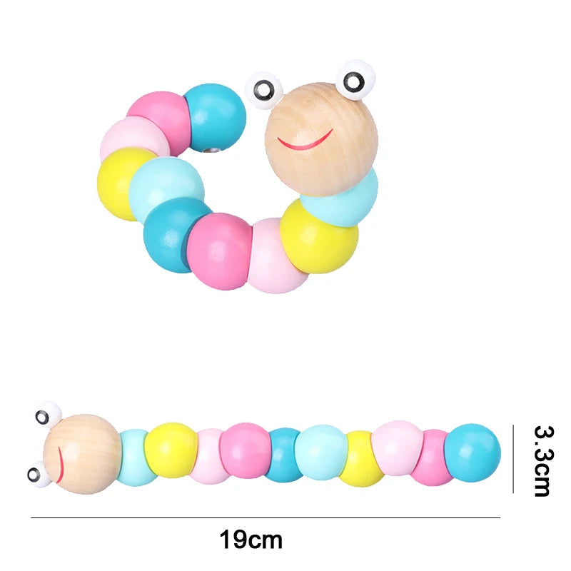 Jouets Montessori pour bébés, puzzles 3D en bois, jeux d'éveil, jouets éducatifs en bois pour enfants, cadeaux d'anniversaire