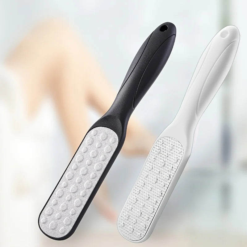Lime à pieds double face en acier inoxydable 304 de haute qualité, éliminateur de callosités pour peaux mortes, outil de pédicure professionnel, grattoir à callosités