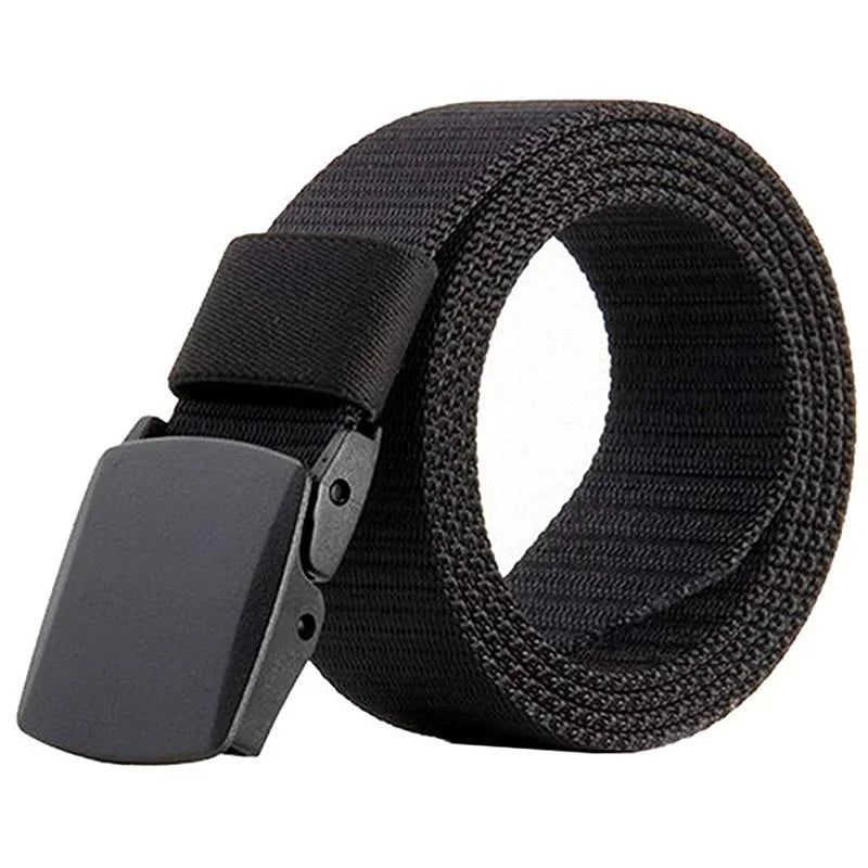 Ceinture en Nylon à boucle automatique militaire unisexe, grande taille LONG 170 160 150 140 130 120 110cm, ceinture tactique d'extérieur en toile pour hommes et femmes