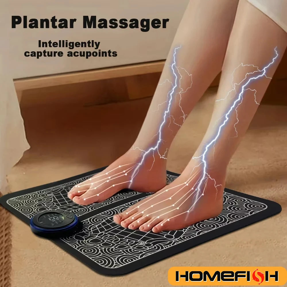 Coussin de Massage électrique des pieds, entraîneur de Relaxation musculaire, pour Massage, Fitness, Sport de plein air, relaxation en famille à domicile