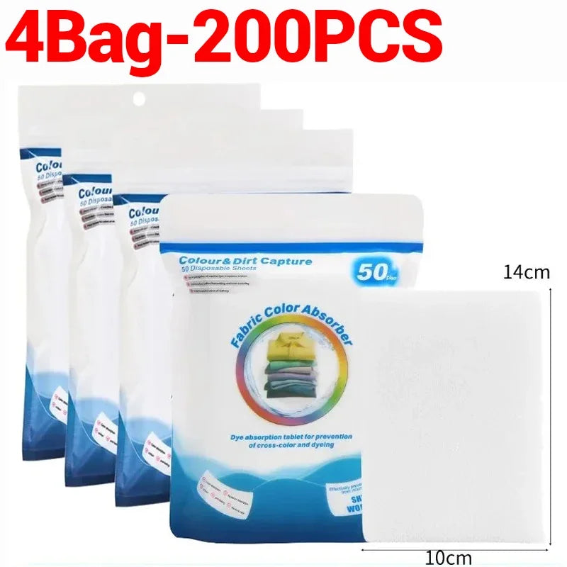 Lingettes anti-taches pour machine à laver, lingettes absorbant les couleurs, pastilles de lessive anti-taches, attrape-couleurs, tissu non tissé