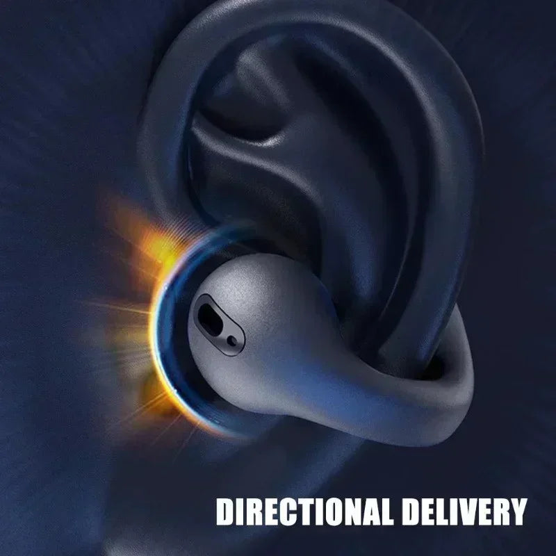 Nouveaux écouteurs sans fil à conduction osseuse T75 d'origine, Bluetooth 5.3, pour le sport, avec un son HiFi et une étanchéité optimale. Casque TWS étanche