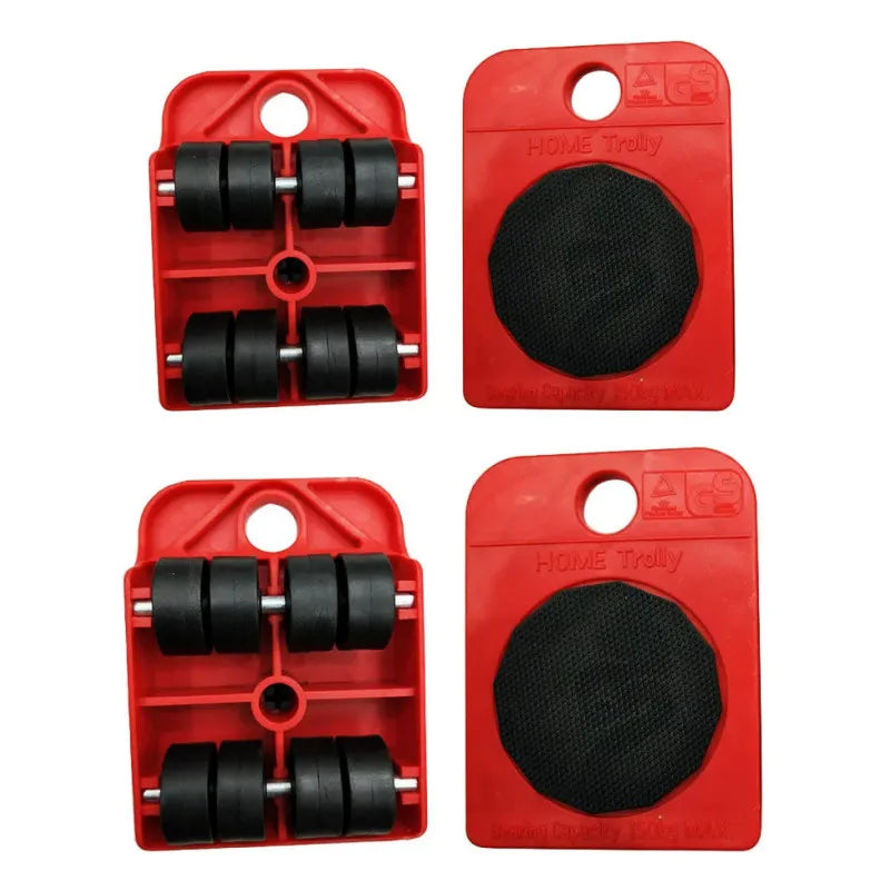 Kit de déménagement de meubles avec roulettes, outils de levage et de transport, barre de déplacement, appareil pour déplacer des objets lourds, outil manuel