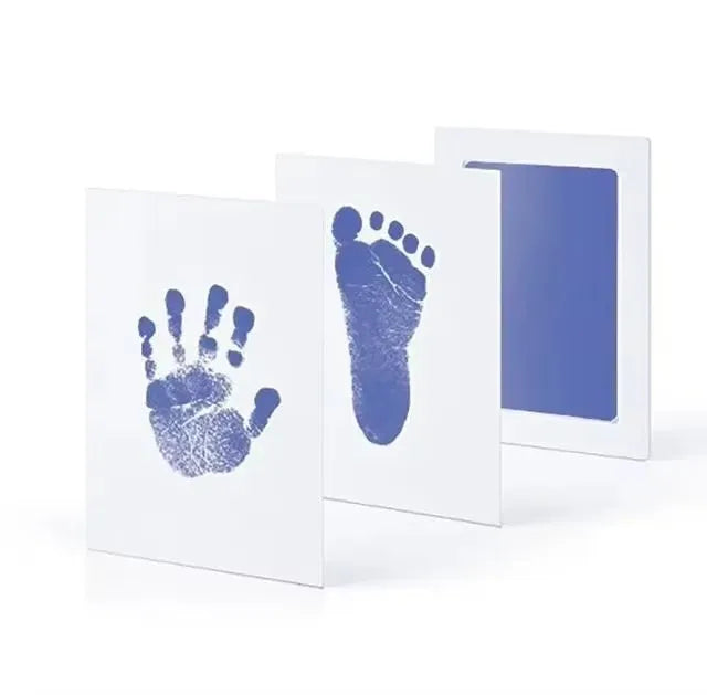 Baby Care Non-Toxic Baby Handprint Footprint Imprint Kit Baby Souvenirs Newborn Footprint Ink Pad for Newborn Baby Gifts