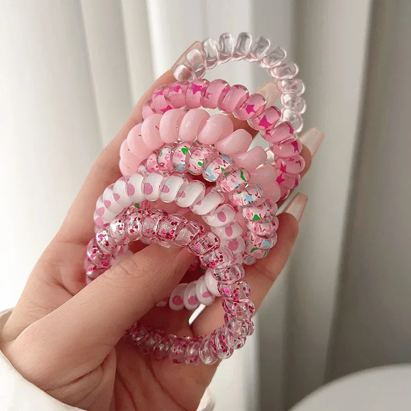 Clearance_200PCS Women Girls Colorful Nylon Elastic Hair Bands Ponytail Hold Small Hair Tie Rubber Bands Scrunchie Hair Accessor