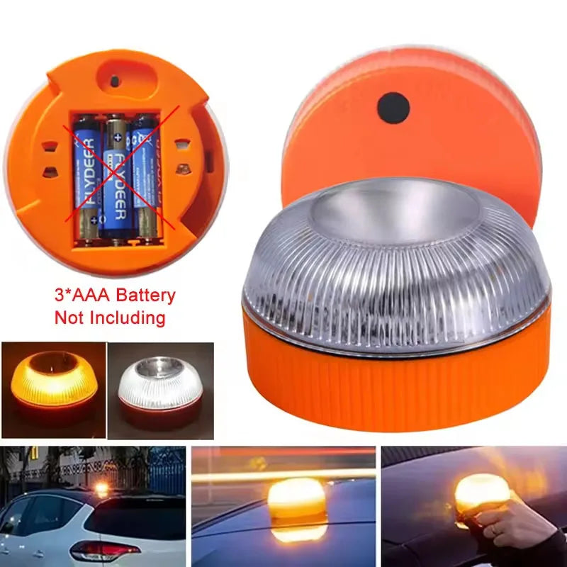 Lumière stroboscopique Led d'avertissement de voiture, lumière d'urgence Portable à Induction magnétique, lumière d'accident de route, accessoire de sécurité, lumière clignotante