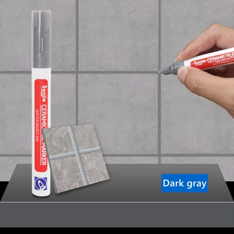 1PC Ceramic tile bathroom wall floor tile gap color repair anti-mildew waterproof whiteboard color repair pen