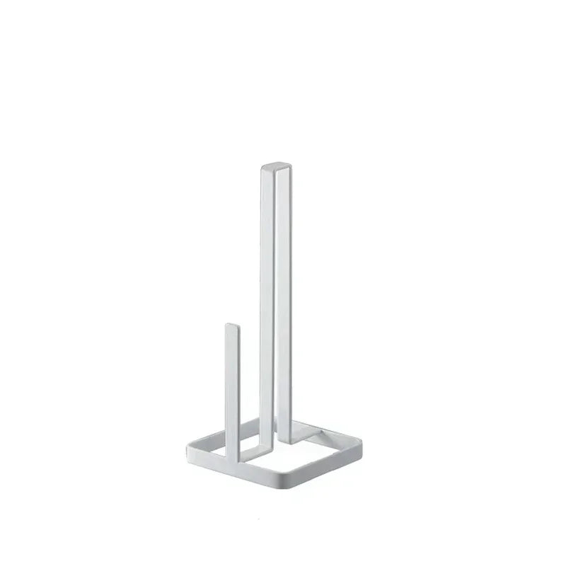 Porte-rouleau de papier toilette en métal pour la cuisine, outils portables, porte-rouleau d'essuie-tout, présentoir à mouchoirs en papier argenté, rangement pour la maison