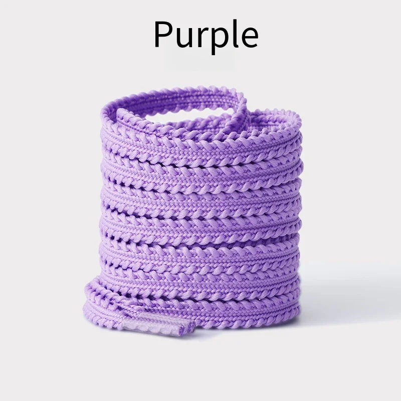 1 paire de lacets élastiques plats pour chaussures, baskets et tennis, longueur 120/140/160 cm. Accessoires pour chaussures