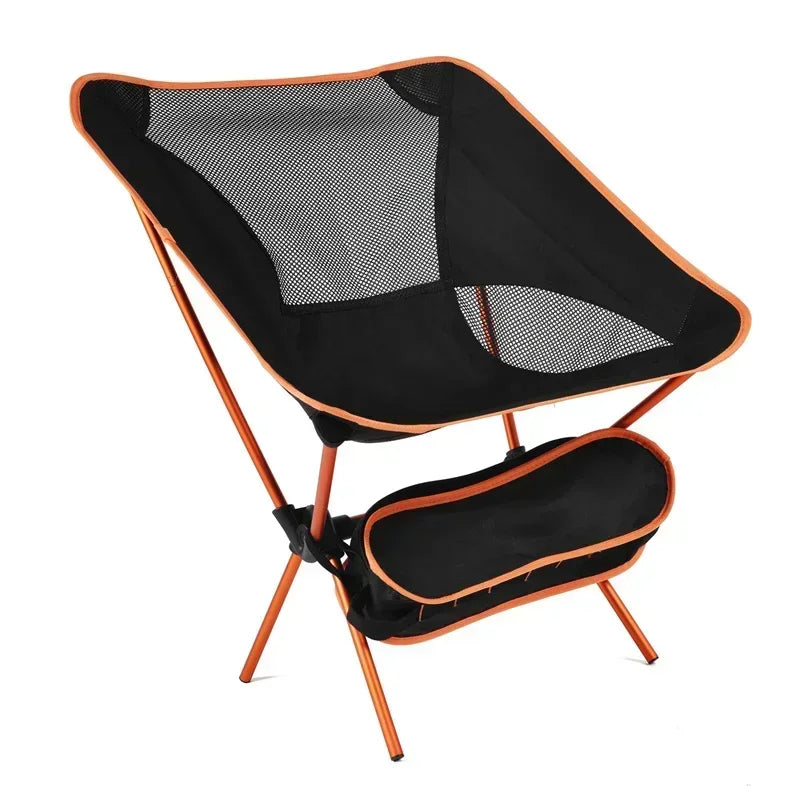 Chaises pliantes portables d'extérieur, idéales pour la plage, les barbecues, les voyages, la randonnée et les pique-niques. Faciles à transporter et pratiques