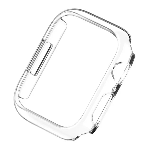 Couvercle pour boîtier de montre Apple Watch, 45mm 41mm 44mm 40mm 42mm 38mm 46 49mm, accessoires de protection PC, pare-chocs iWatch série 8 7 SE 6 5 4 3 9