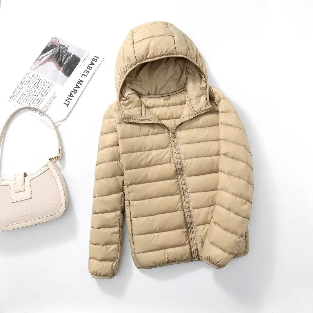 Veste bouffante à capuche pour femme, 15 couleurs, grande taille 5XL 6XL 7XL, nouvelle collection printemps-automne 2025, Ultra légère, emballable