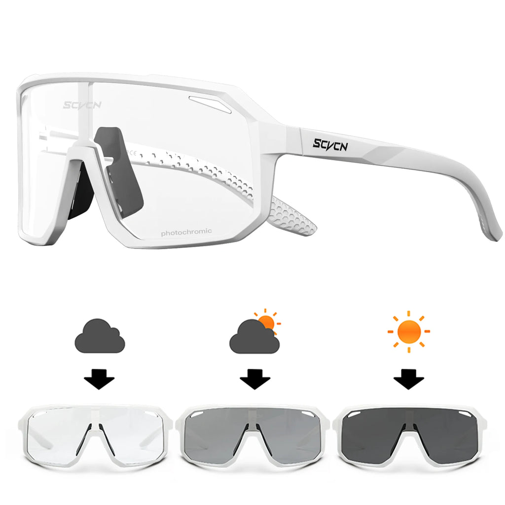 SCVCN nouvelles lunettes de cyclisme en plein air vélo lunettes de soleil hommes UV400 lunettes sport vtt lunettes équitation randonnée lunettes de soleil