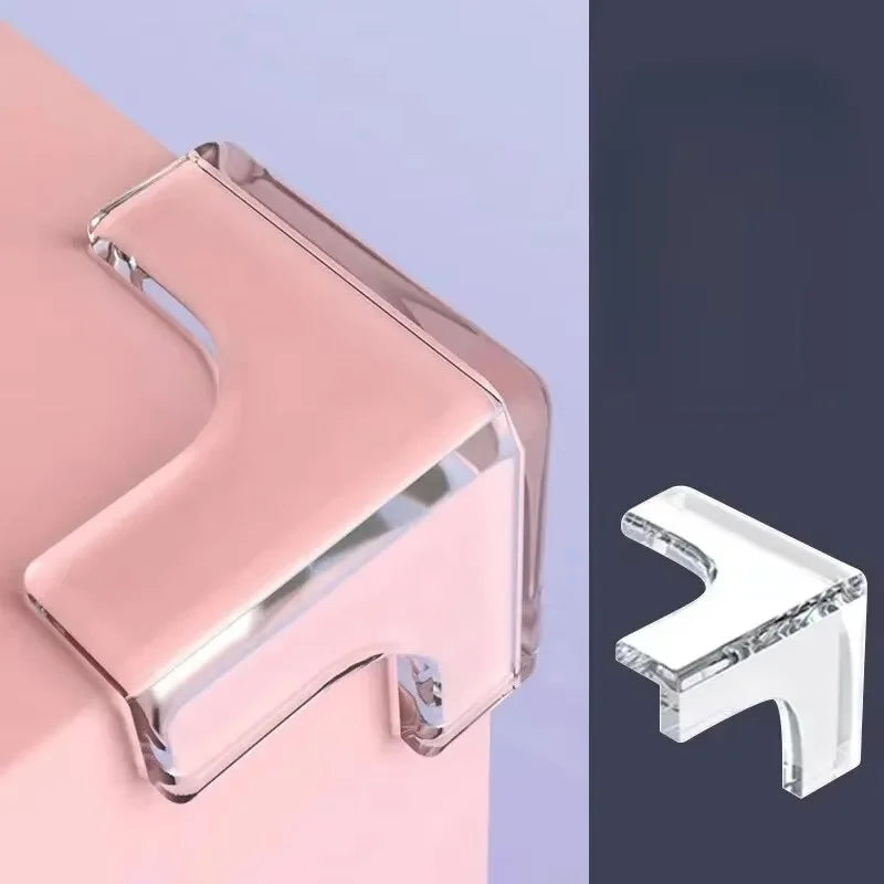 Protecteur d'angle transparent Anti-collision pour Table basse, revêtement d'angle doux pour enfants, décor de salon, 4 à 10 pièces