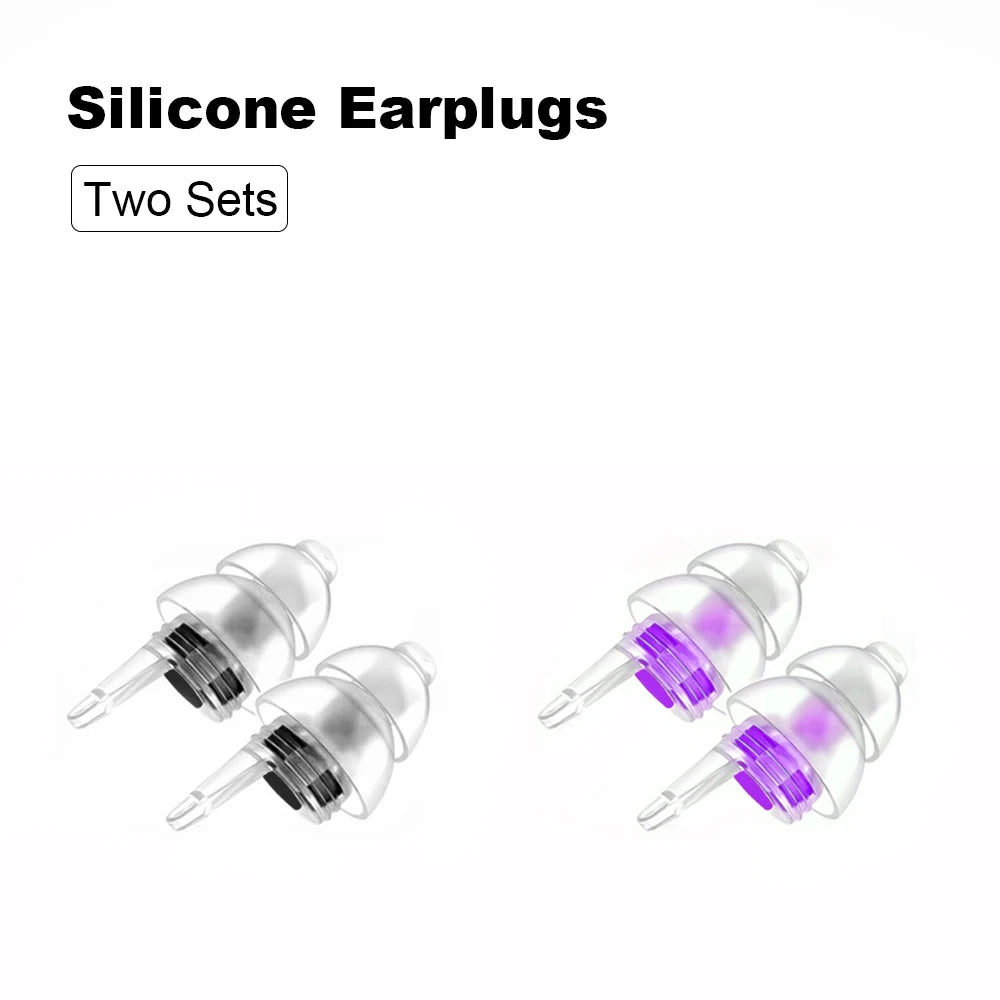 HUAK 2 ensembles de bouchons d'oreilles pour moto – Silicone haute fidélité réutilisables, étanche IPX8 pour la natation et les voyages