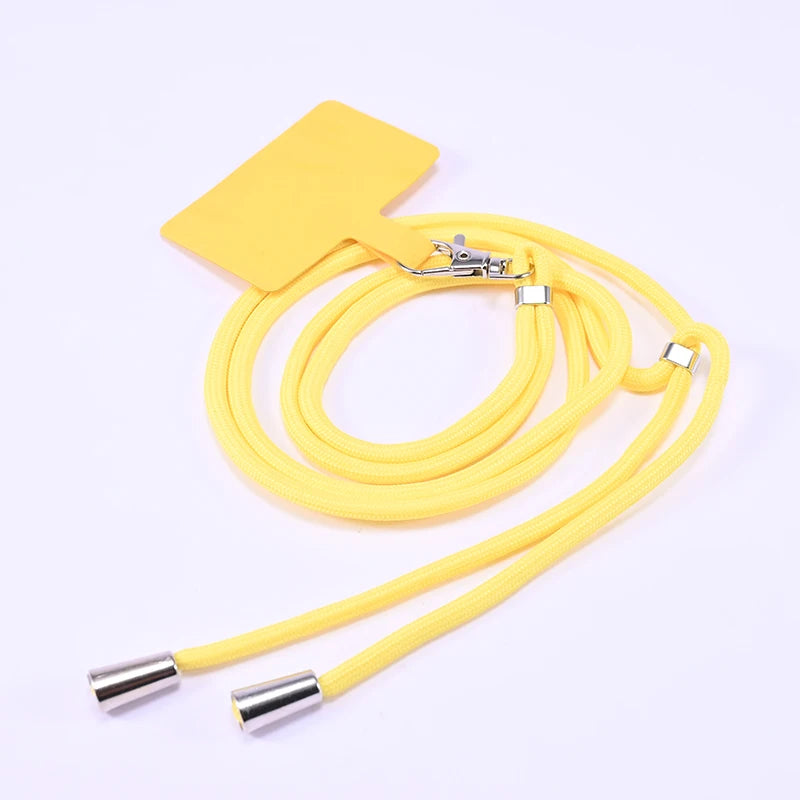 Lanière de téléphone réglable et détachable, sangle de lanière pour accessoires de chaîne de téléphone portable, sangles de cou universelles