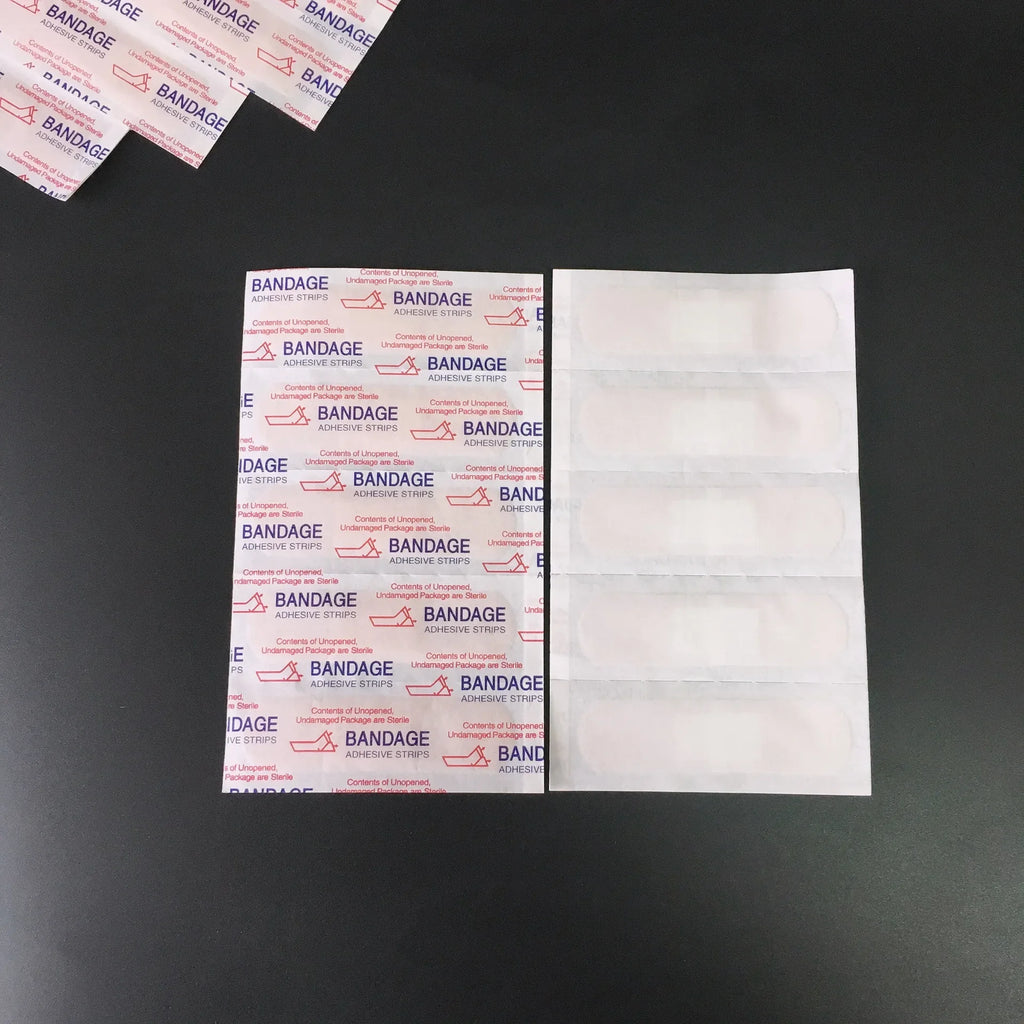 Pansements adhésifs ronds imperméables et respirants, 100 pièces, kit de premiers soins pour enfants, Kits d'urgence de Camping