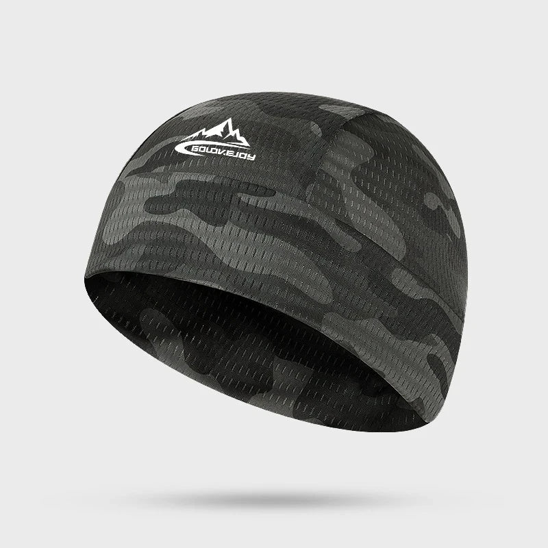 Bonnet rafraîchissant doublé de casque, respirant et évacuant la transpiration, idéal pour le cyclisme, la course à pied et la randonnée. Confortable et à séchage rapide