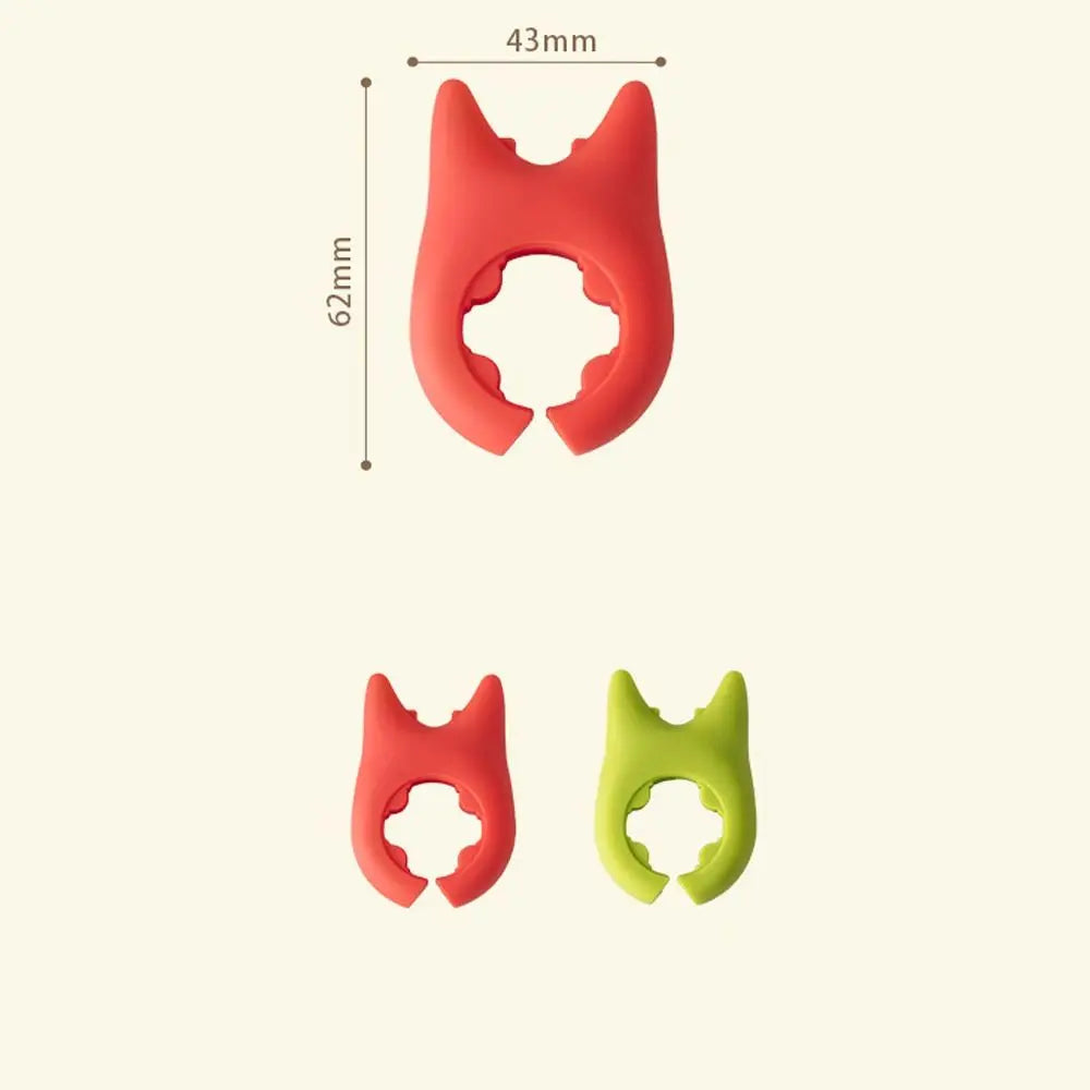 Pinces de rangement multifonctionnelles en silicone pour casseroles, poêles, cuillères, louches et spatules