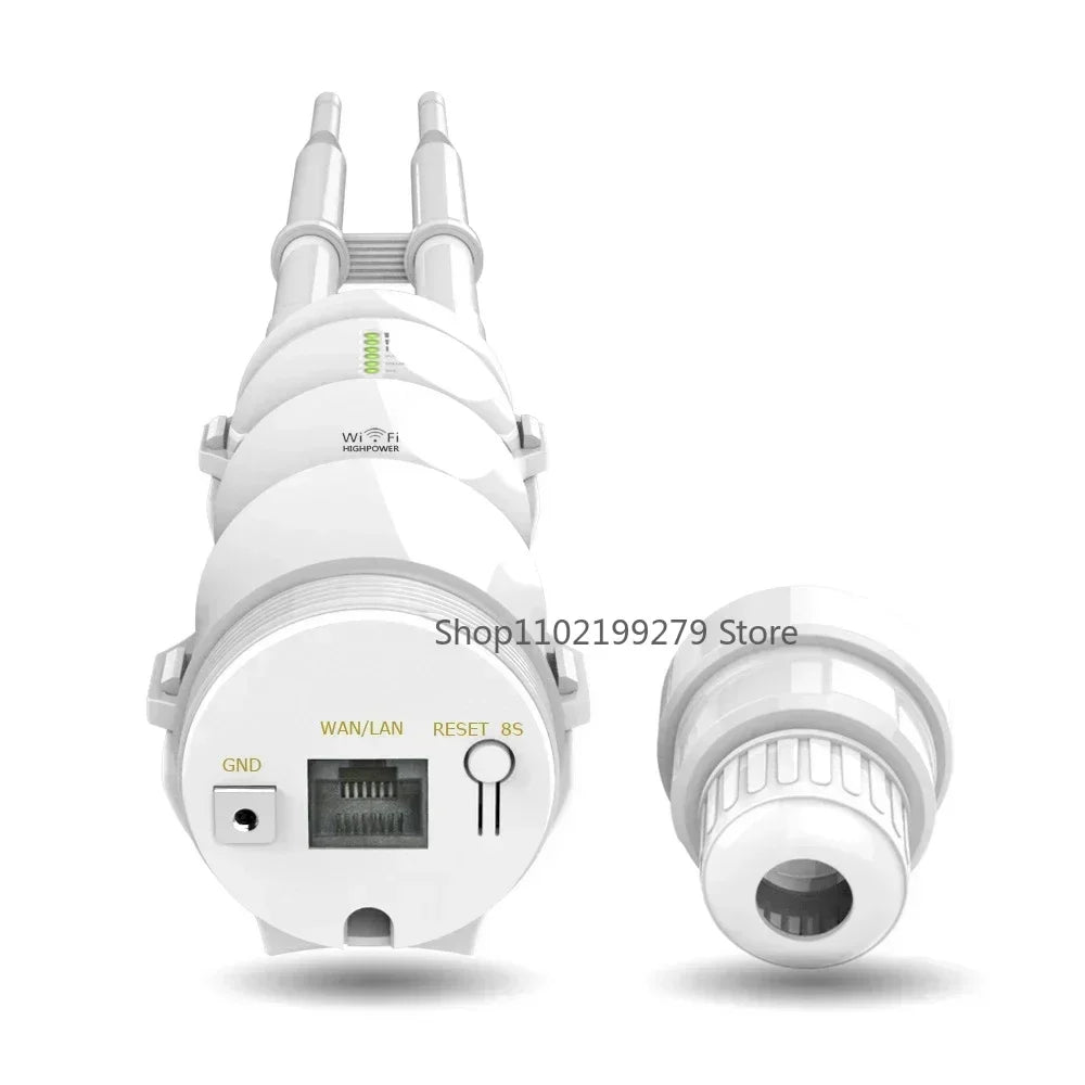 Répéteur Wi-Fi extérieur AC600 haute puissance, routeur AP double bande 2,4 GHz + 5 GHz, extension longue portée, PoE, parafoudre intégré