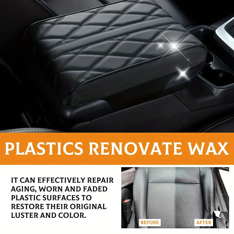 Auto Universal Leather and Plastic Repair Polishing Wax Car interior reconditioning cream for leather/plastic/rubber care