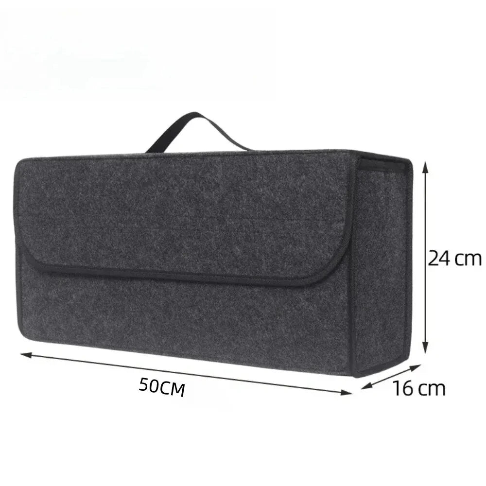 Organisateur de coffre de voiture pliable, poignée ergonomique, pour suv/berlines/camions, tissu durable, 1 paquet