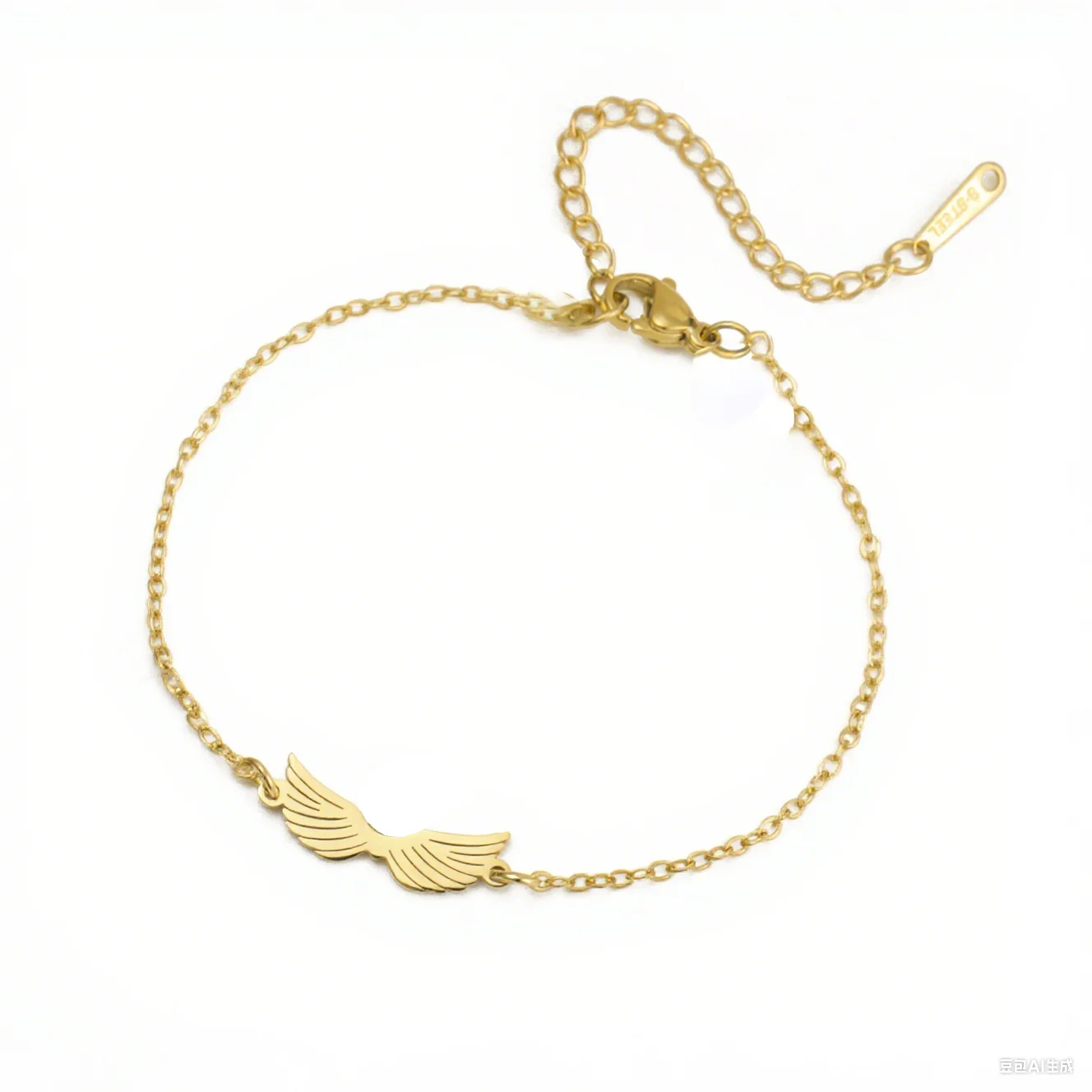 Bracelet pendentif aile d'ange Lucktune pour femme, bracelet à chaîne en acier inoxydable et perles, style Kpop tendance 2025, nouveauté bijou, cadeau de mariage