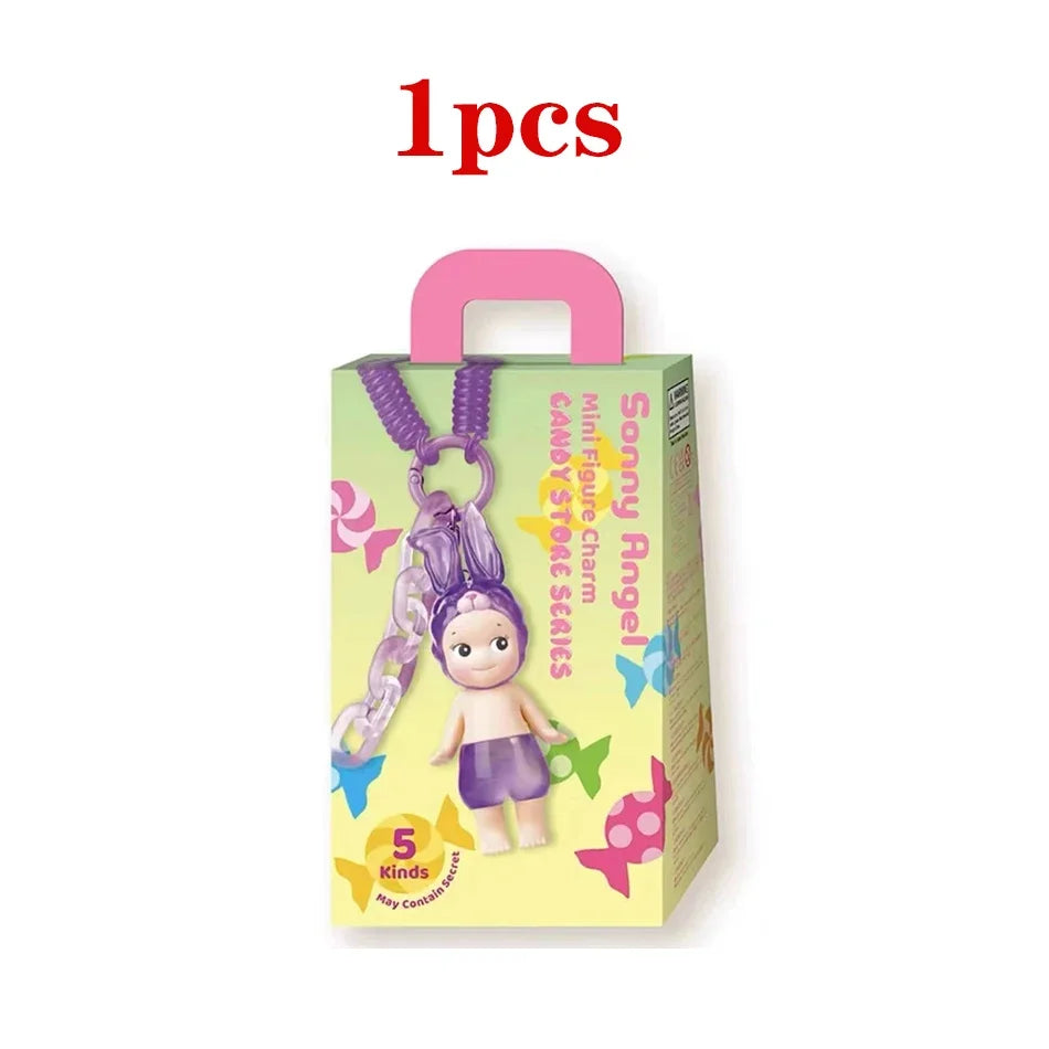 Sonny Angel – poupée série maison de bonbons, boîte aveugle, poupée mignonne, porte-clés pendentif, tendance, fait à la main, cadeau d'anniversaire pour femme