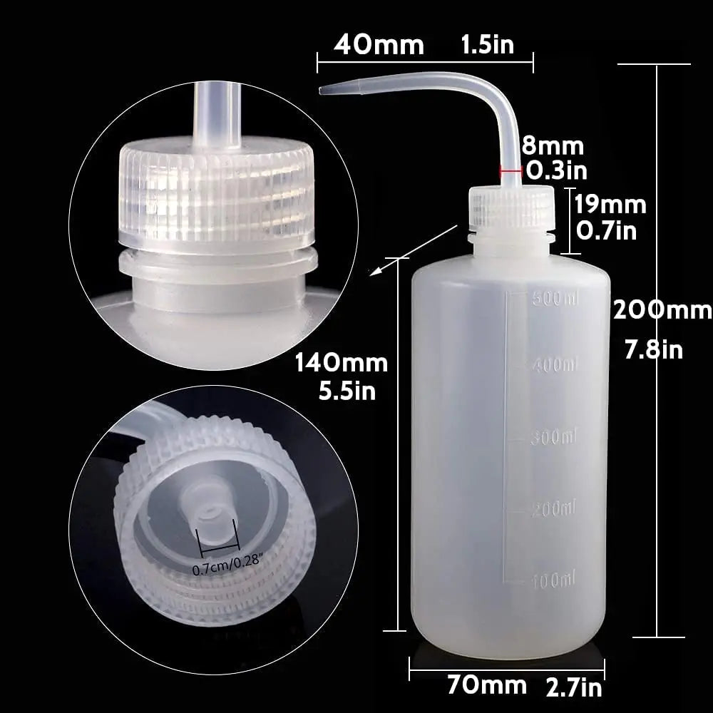 Bouteille de lavage pour tatouage, flacon de rinçage de sécurité, outils d'arrosage, arrosoir à pression, flacon de lavage, fournitures pour tatouage