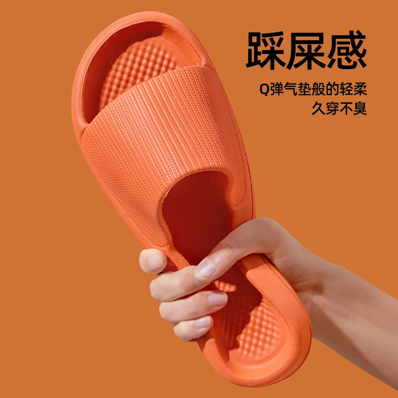 Soft Sole Massage Shower Shoes for Women Men Couples Waterproof Non-slip Home Leisure Fashion Bathroom Slippers