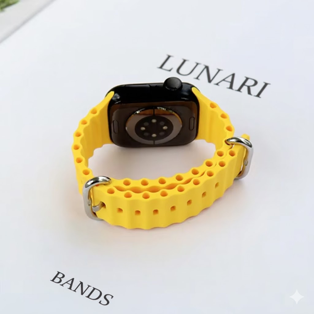 Bracelet océan en Silicone pour bracelets de montre Apple 45mm 46mm 40mm Ultra 2 49mm 44mm 41mm 38-42mm bracelet de sport série 10 9 8 7 6 5 4 SE
